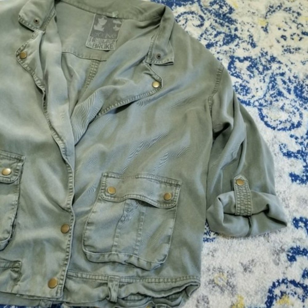Womens Jacket │ Young Fabulous & Broke Utility Cargo │‎ Soft!